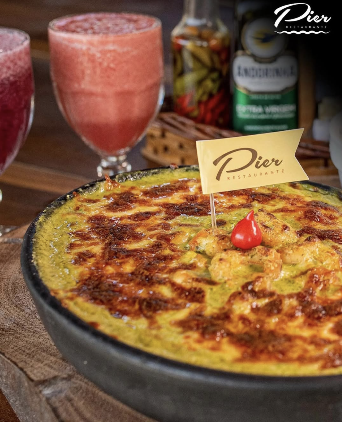 Camarão Gratinado